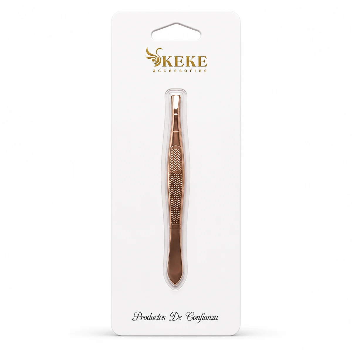 Pinza de acero inoxidable color cobre