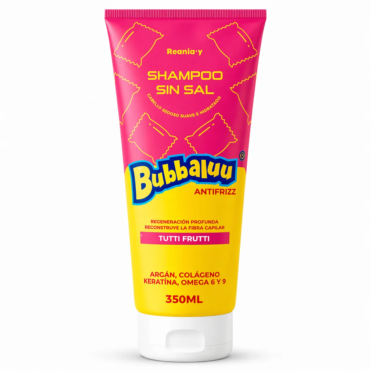 Shampoo Bubbaluu sin sal Bubbaluu Tutti frutti 350ml